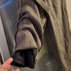 Danier leather fabric dress pant